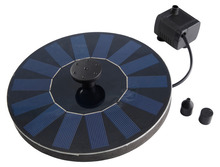 Fontene med solcelle Ø16 cm